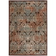 thumbnail image 2 of Nourison Graphic Illusions 7'9" x 10'10" Chocolate Damask Indoor Rug, 2 of 5