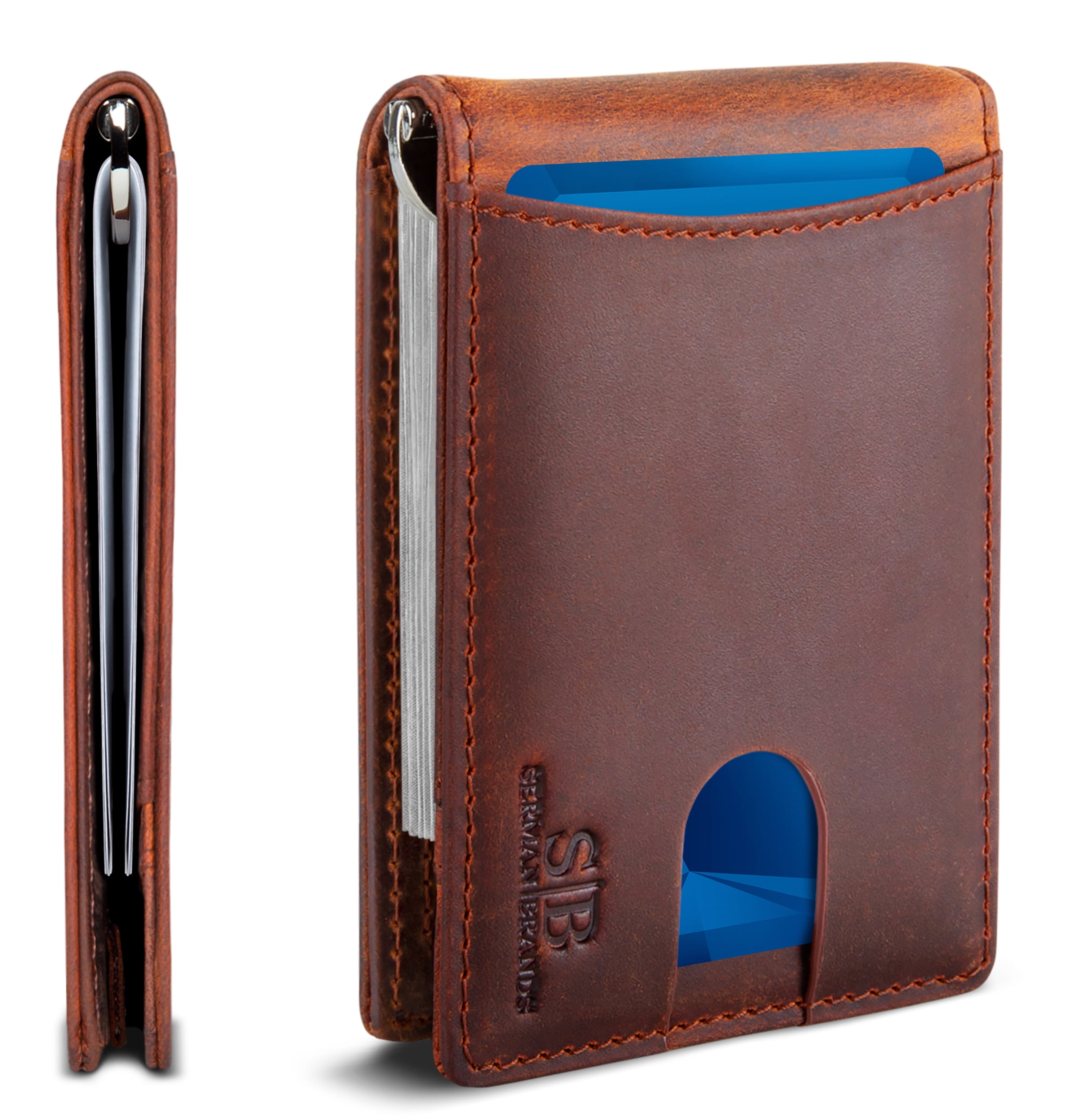 Serman Brands - SERMAN BRANDS RFID Slim Wallets for Men. Mens Wallet ...