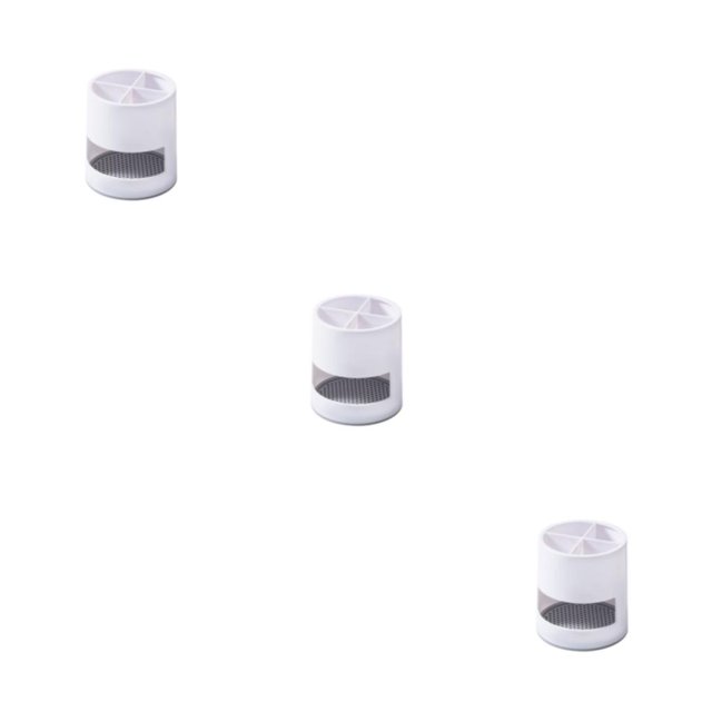 Inteprter ABS Soporte para cepillo de Desmontable Lavable 4 Rejilla Hogar Cocina Ventilación Cuchara Rebanadora Soporte de almacenamiento Type1 NO1