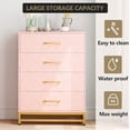 thumbnail image 3 of 4-Drawer Dresser with Anti-Tip Device | Secure Storage Tower with Metal Legs for Child & Pet Safety, 3 of 32
