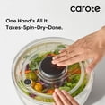 thumbnail image 3 of 6.4 Qt Salad Spinner Large Lettuce Plastic Vegetable Fruit Washer Non Slip Base BPA Free, 3 of 7