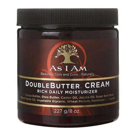 As I Am Double Butter Rich Daily Moisturizer Cream, 8 Oz, 3 Pack