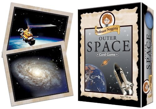FUN EDUCATIONAL KIDS TRIVIA CARD GAME OUTSET PROFESSOR NOGGIN/'S OUTER SPACE