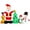 6ft Santa Snowman Dog Penguin, variant on Firstness 6ft Christmas Inflatable,Christmas Blow ups Santa Snowman Xmas Tree Penguin Dog with LED Lights, Outdoor Decoration for Yard Garden Party