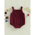 thumbnail image 4 of Cenuakty Baby Girls Boys Christmas Romper, Sleeveless Santa Claus/Tree/Elk Bodysuit for Casual Daily, 4 of 9