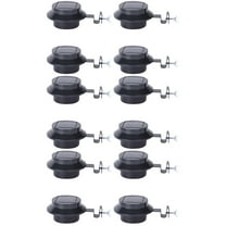 MLINS 12 pcs  Solar Fence Lamp Eaves Light Useful Garden Lights Practical LED Lighting Tool for Outdoor Outside