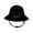 Black, variant on Child Bucket Hat Solid Color Cap Boys Hat Baby Sun Hat Beach Hats Wide Brim Outdoor Play For Boy And Girl Classic Streetwear