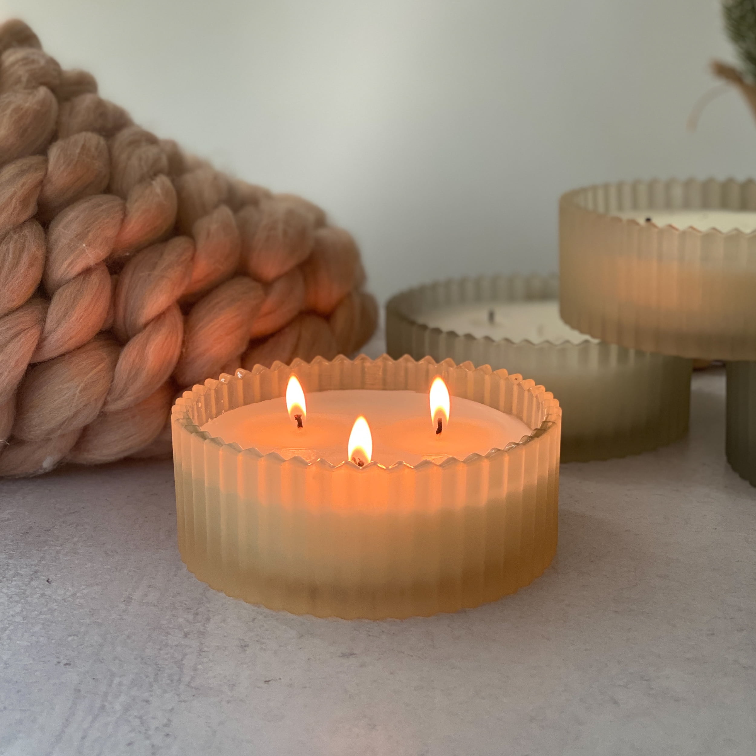 My Texas House 12.5oz Spiced Butter Cake Scented 3-Wick Dish Candle