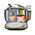 thumbnail image 2 of FORMRS Student Insulated Lunch Bag with Shoulder Strap Reusable Cooler Box for School, Green Mountain Pattern, 2 of 9