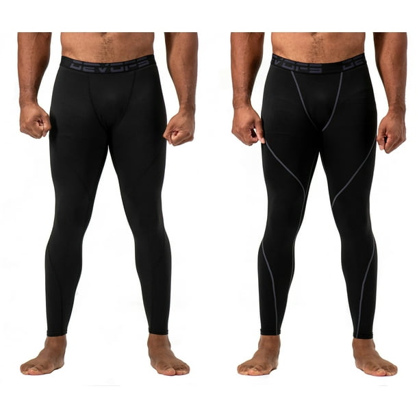 DEVOPS Men's Thermal Compression Pants, Athletic Leggings Base Layer
