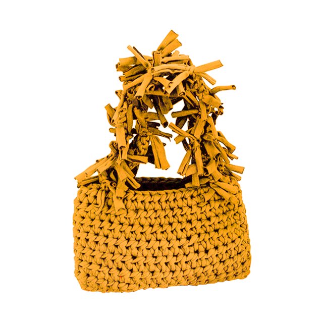 Bolso de mujer Bolso de axila tejido informal Bolso de compras de verano elegante (Amarillo) Likrtyny Para Estrenar