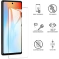 thumbnail image 2 of MISSUNNY Phone Case and Screen Protector for Google Pixel 6a - Protective Bundle, Black TPU Case and 2X Tempered Glass Screen Protectors for Google 6a, 2 of 4
