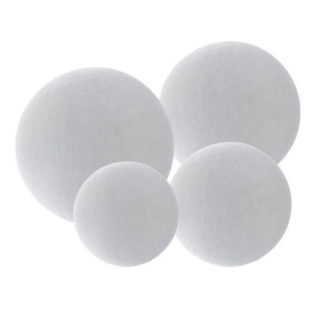 Espuma forma forma forma 4x Hecha de Espuma de Poliestireno Sólida para Manualidades de Bricolaje, Bodas