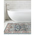 thumbnail image 6 of Unique Loom Narenj Collection Area Rug - Bristol (2' 6" x 8' Runner Blue/Beige), 6 of 7
