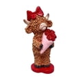 thumbnail image 3 of Shadoumai Valentines Highland Cow Decor, Cute Romantic Brown Calf Resin Handmade Figurines for Tiered Tray Table Home Decor, Valentines Gifts for Him Her Wedding Anniversary, 3 of 10