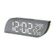 thumbnail image 3 of Reloj despertador digital Reloj de noche Modo de repetición Pantalla de temperatura de 12/24 h para Numeros blancos, 3 of 9