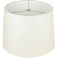 thumbnail image 2 of Urbanest Hardback Metallic Fabric French Drum Lampshade – 12" Top x 14" Bottom x 10" Slant Height – Cream Tone –Spider Fitter- 1 Piece, 2 of 2