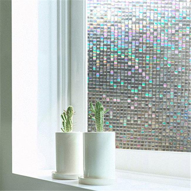 FancyFix S16290x200CM Privacy Self Adhesive Static Mosaic Window Film