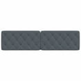 thumbnail image 4 of vidaXL Headboard Cushion Dark Grey Velvet (100% polyester) Large, 4 of 4