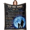 thumbnail image 1 of LHSHID Papa Blanket Gifts for Papa on Fathers Day from Grandkids World''s Greatest Papa Soft Throw Blanket Christmas Birthday Present for Papa 30x40in, 1 of 4