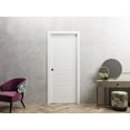 thumbnail image 2 of Sliding Pocket Door 36 x 80 inches / Mela 0733 Painted White / Kit Rail Hardware / MDF Interior Bedroom Modern Doors, 2 of 4