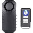thumbnail image 1 of Alarma para bicicletas, alarma antirrobo inalámbrica para puertas y ventanas de vehículos, motocicletas, automóviles, bicicletas, 113 dB, súper ruidosa e impermeable (control remoto incluido) Rojo Verde Cocina, Decoración y Otros, 1 of 4