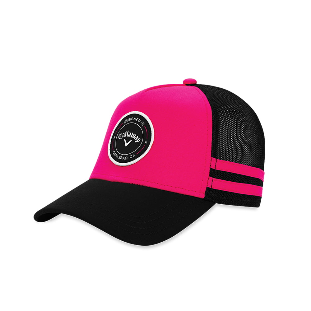 NEW Callaway Golf Trucker Pink Women's Adjustable Snapback Golf Hat/Cap ...