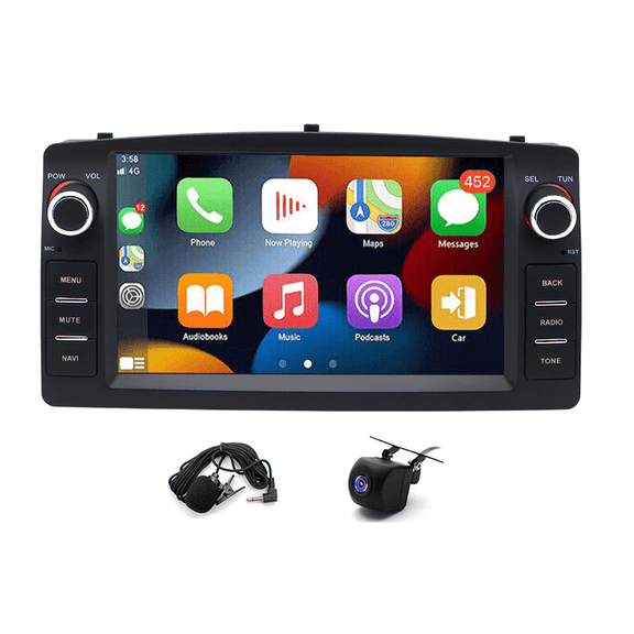 Car Radio Stereo for Toyota Corolla 2000-2006 7" Android 13 Touchscreen Wireless Carplay, Car Stereo 4 64G Wifi GPS Navigation Android Auto
