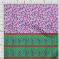 thumbnail image 1 of oneOone Polyester Lycra Fabric Geometric|Leaves & Floral Panel Printed Craft Fabric BTY 56 Inch Wide, 1 of 3