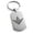 Silver, variant on Stainless Steel Freemasons Masonic Eye of Providence Engraved Dog Tag Keychain Keyring