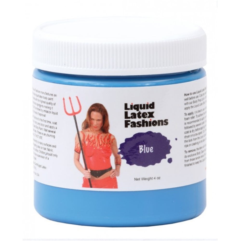 Blue Liquid Latex Body Paint