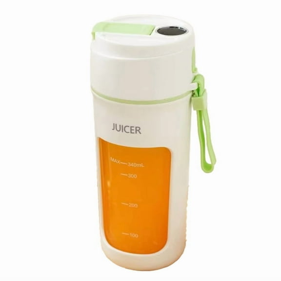 Portable Juicer Electric Blender Multifunction Maker Machine Fruit Extractors Smoothies Mixer 6 Blades 1200mAh Green