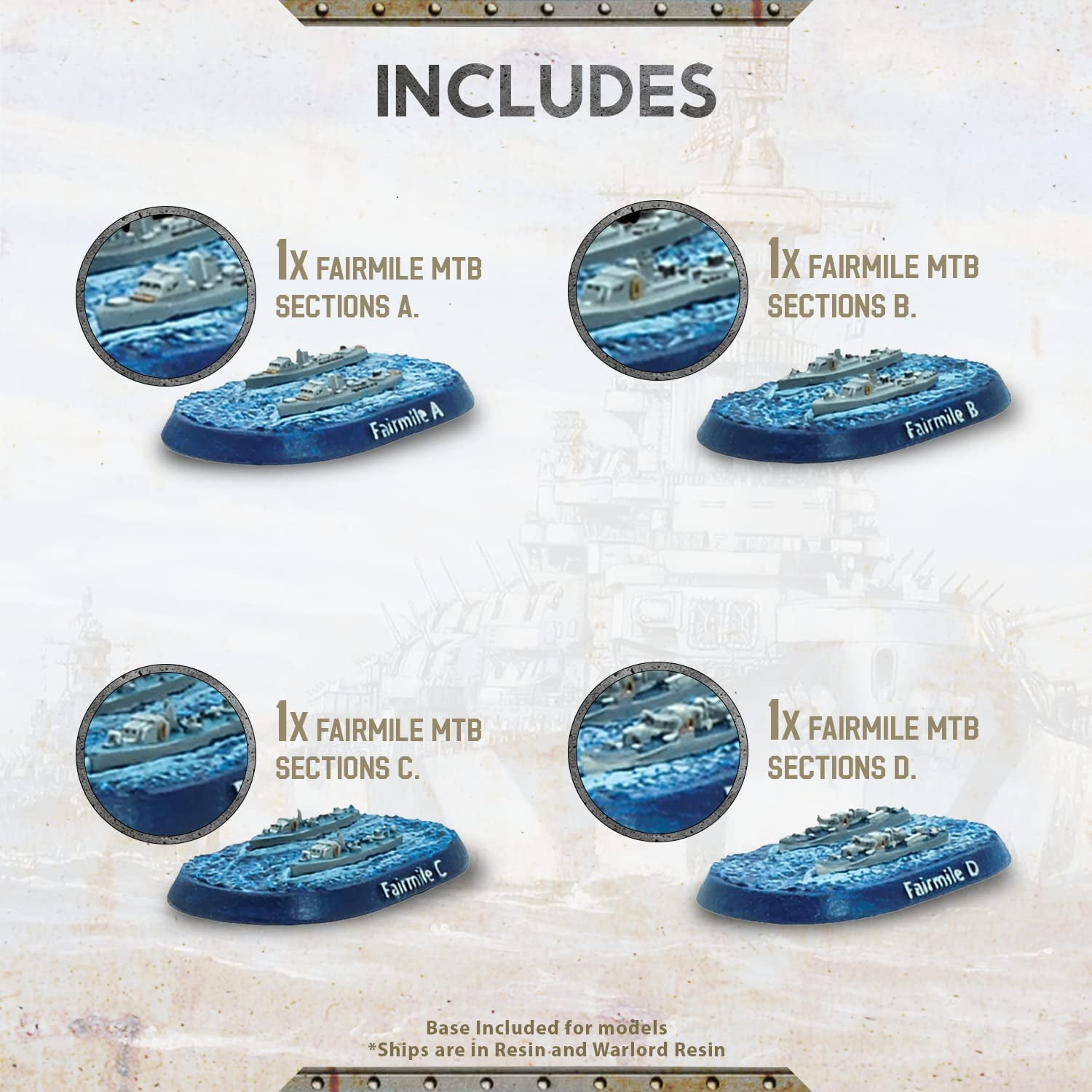 Wargames Delivered - Warlord Games Victory at Sea - Royal Navy Submarines & MTB Sections WWII Miniatures