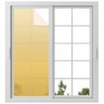 thumbnail image 2 of Orange Yellow Ombre Window Privacy Film, Modern Abstract Art Gradient Aesthetics Static Cling UV Sun Blocking Tint Film Heat Control Windows Films for Bedroom Bathroom, Window Stickers 23.6"x59", 2 of 8
