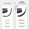 thumbnail image 4 of Extensiones de pestañas CURACORO Laser Flat Lash True Black C, CC, D Curl 7-15 mm, 4 of 9