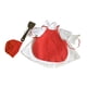 thumbnail image 3 of Traje de Chef de ganso para porche, disfraz de decoración artística creativa, ropa de ganso decorativa para patio, hogar, jardín, patio al aire libre Rojo, 3 of 8