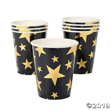 - Gold Foil Star Paper Cups