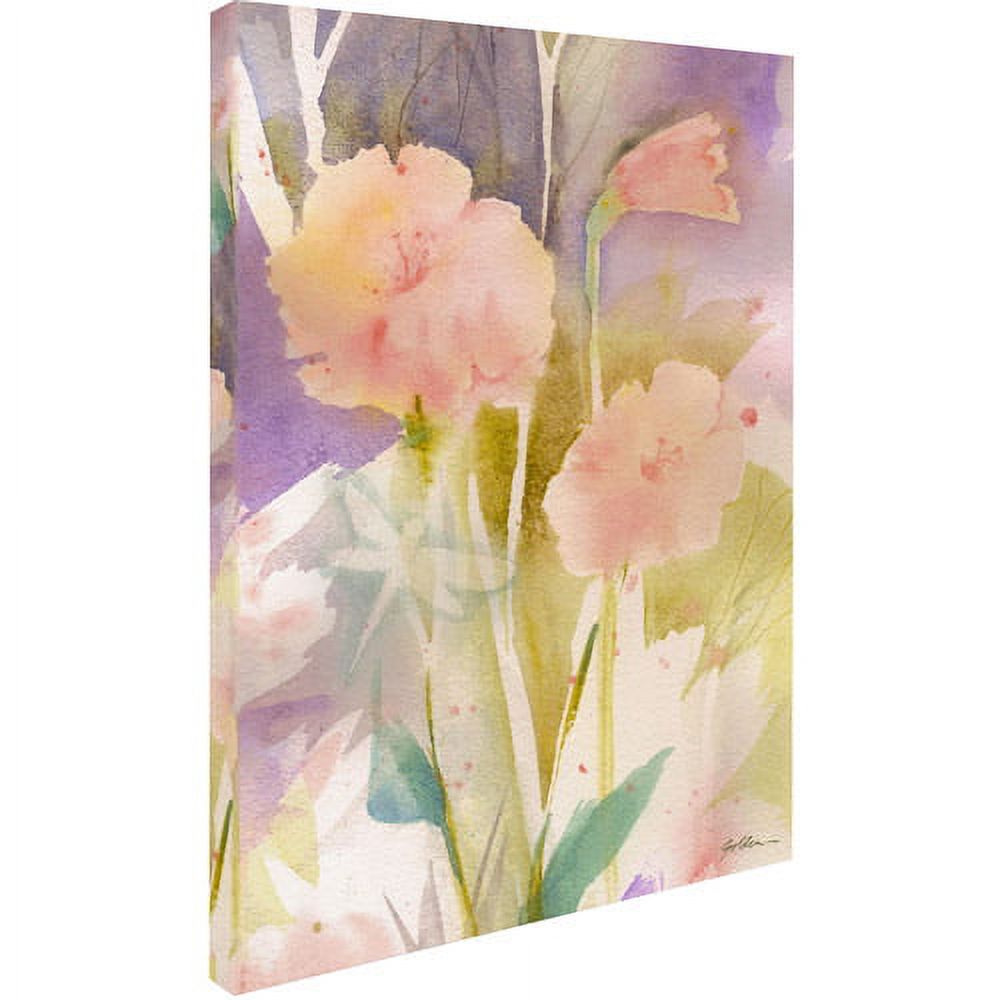 Trademark Fine Art "Pink Dragonfly Shadows" Canvas Art by Sheila Golden