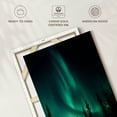 thumbnail image 6 of Elephant Stock Campfire Under Northern Lights Wall Art - Vertical Canvas Wall Art - Living Room Wall Decor - Nature Canvas - Black And Teal Decor - 8" x 12", 6 of 8