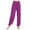 Dark Purple, variant on GEWSEY Womens Baggy Wide Leg Pants Casual Elastic Waisted Palazzo Harem Pants with Pockets (Red, M)
