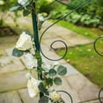 thumbnail image 5 of CobraCo 3-Sided 106" Gothic Steel Trellis Arbor - Green, 5 of 7
