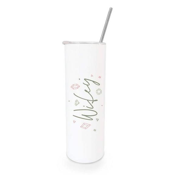 Modern Wifey with Gems Wedding Tumbler