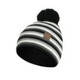 thumbnail image 2 of Eltusu Boys Hats Scarves Gloves Sets, Winter Striped 3 Pieces Beanies Scarves Mittens Sets Free Size Size Acrylic, 2 of 5
