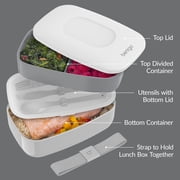 Bentgo Classic - Adult Bento Box, Stackable 3-Compartment Lunch Box, BPA-Free