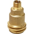 thumbnail image 2 of 5042 Male QCC1 Trapezoidal Nut Propane Gas Connector Adapter 2 Pieces Brass, 2 of 4