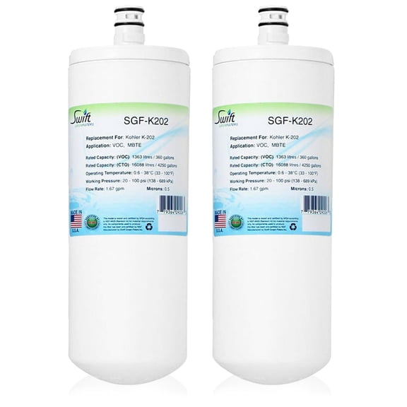 Swift Green Filters SGF-K202 Compatible Commercial Water Filter for K202 , Made in USA (2 Pack)