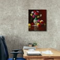 thumbnail image 3 of Epic Graffiti 'Carnations In Victorian Vase' by Christopher Pierce, Canvas Wall Art, 20"x24", 3 of 8