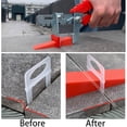 thumbnail image 3 of High-Performance Tile Leveling System, Ergonomic Pliers & Disposable Clips For Consistent Ceramic Installation, Leveler Set Ensures Uniform Grout Joint, Tailored For Both Pros & Novices (601 Pieces), 3 of 5