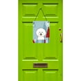 thumbnail image 2 of Winter Holiday Bichon Frise Wall or Door Hanging Prints, 2 of 2
