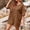 Coffee, variant on ClodeEU Womens Plus Size Crewneck Short Sleeve Sport Romper Reversible Jumpsuit with Pockets Coffee,Womens Plus L